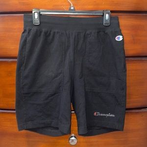 Champion Men's Black Midweight 7" Shorts Size Medium